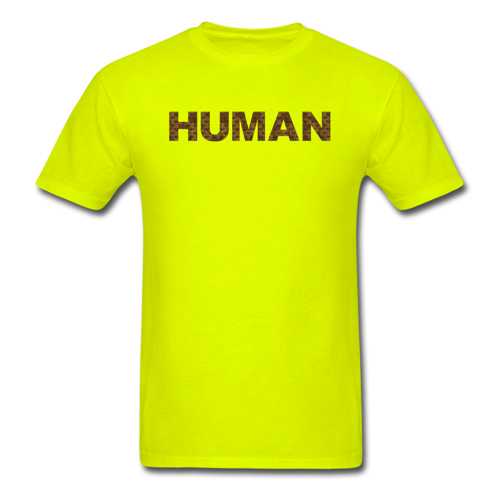 Human - Halloween - Bats - Unisex Classic T-Shirt - safety green