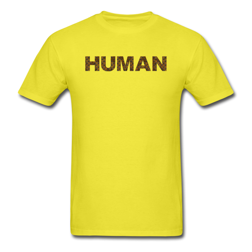 Human - Halloween - Bats - Unisex Classic T-Shirt - yellow