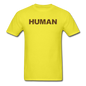 Human - Halloween - Bats - Unisex Classic T-Shirt - yellow