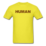 Human - Halloween - Pumpkins - Unisex Classic T-Shirt - yellow