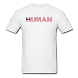 Human - Flag - Unisex Classic T-Shirt - white
