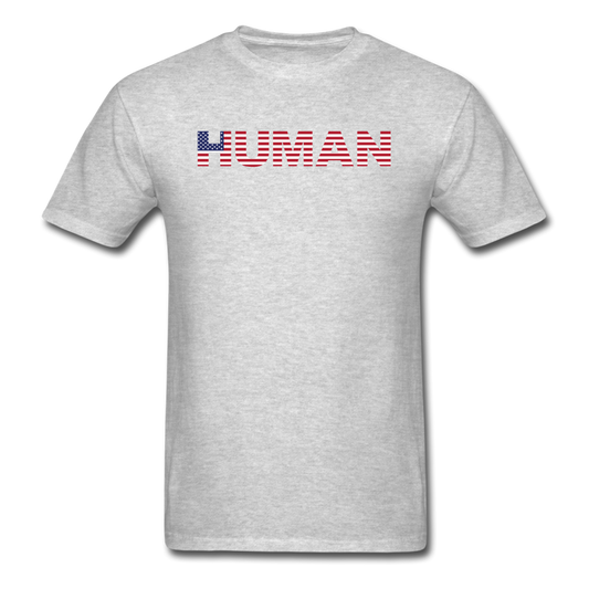 Human - Flag - Unisex Classic T-Shirt - heather gray