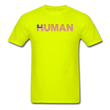 Human - Flag - Unisex Classic T-Shirt - safety green