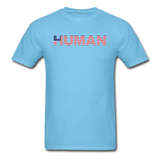 Human - Flag - Unisex Classic T-Shirt - aquatic blue