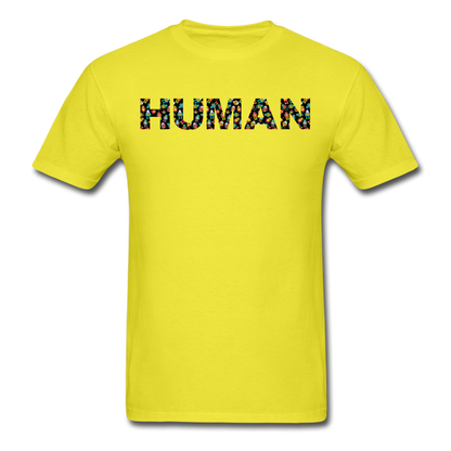 Human - Robots - Unisex Classic T-Shirt - yellow