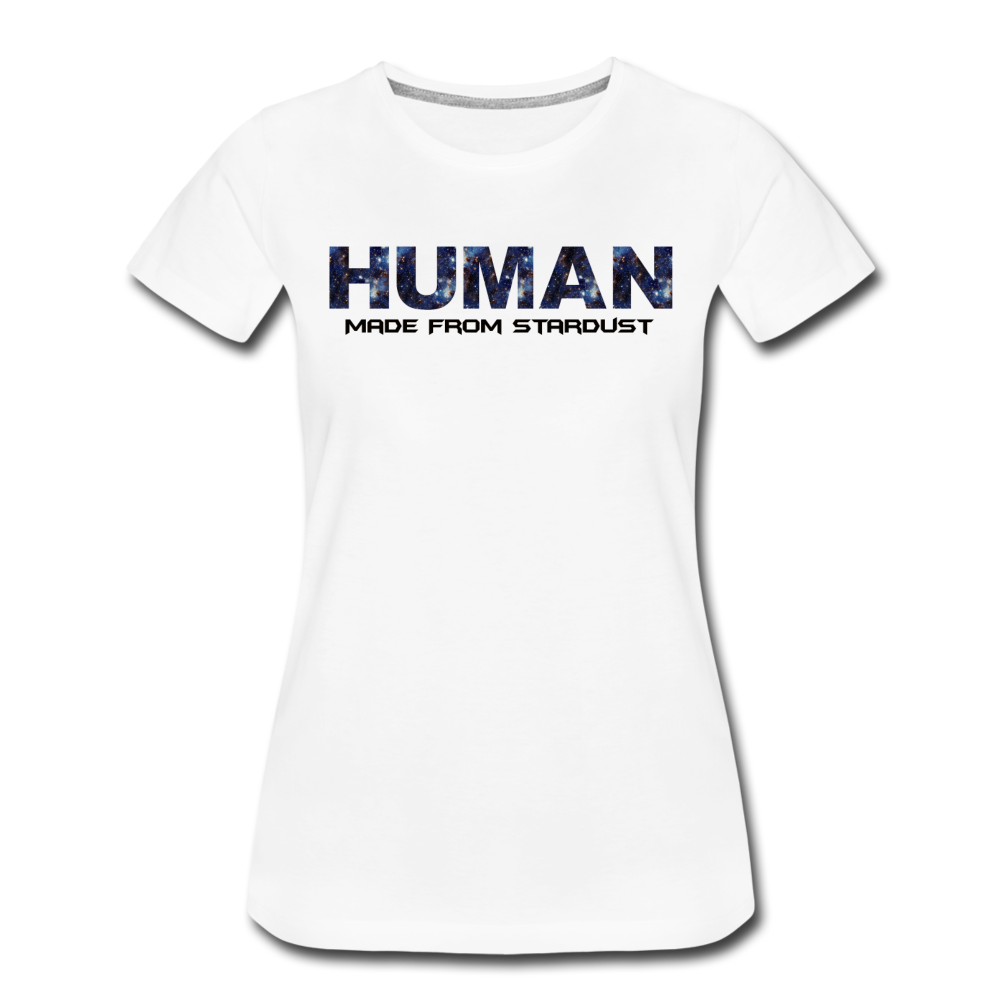 Human - Stardust - Women’s Premium T-Shirt - white