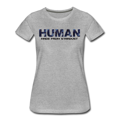 Human - Stardust - Women’s Premium T-Shirt - heather gray