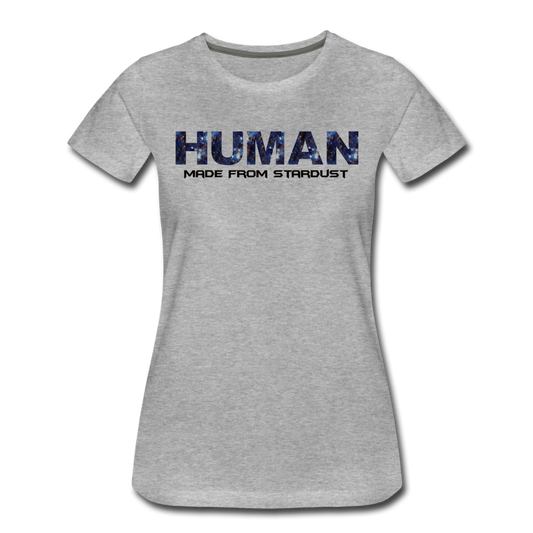 Human - Stardust - Women’s Premium T-Shirt - heather gray