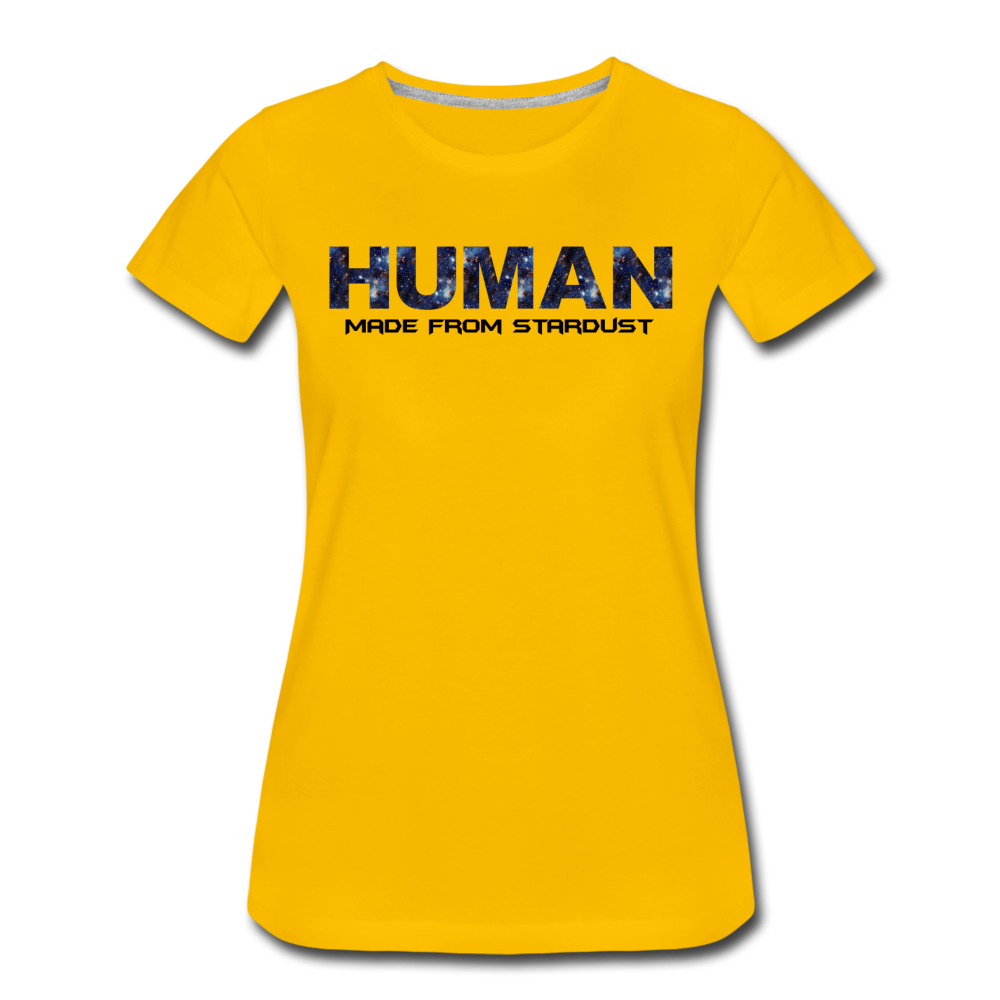 Human - Stardust - Women’s Premium T-Shirt - sun yellow