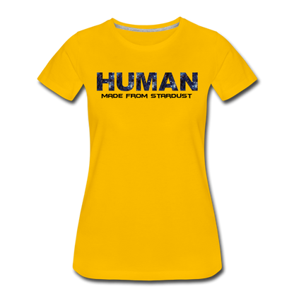 Human - Stardust - Women’s Premium T-Shirt - sun yellow