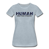 Human - Stardust - Women’s Premium T-Shirt - heather ice blue