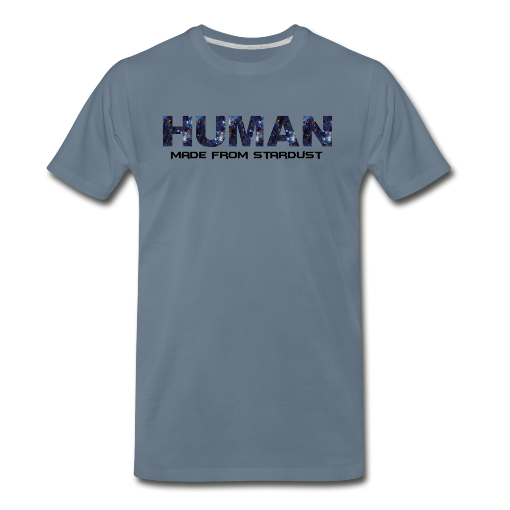 Human - Stardust - Men's Premium T-Shirt - steel blue