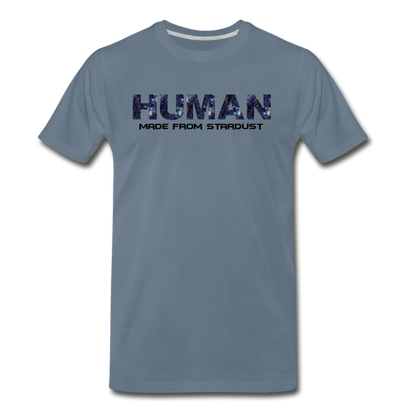 Human - Stardust - Men's Premium T-Shirt - steel blue