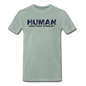 Human - Stardust - Men's Premium T-Shirt - steel green