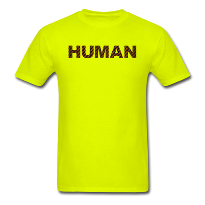 Human - Halloween - Candy Corn - Unisex Classic T-Shirt - safety green