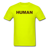 Human - Halloween - Candy Corn - Unisex Classic T-Shirt - safety green