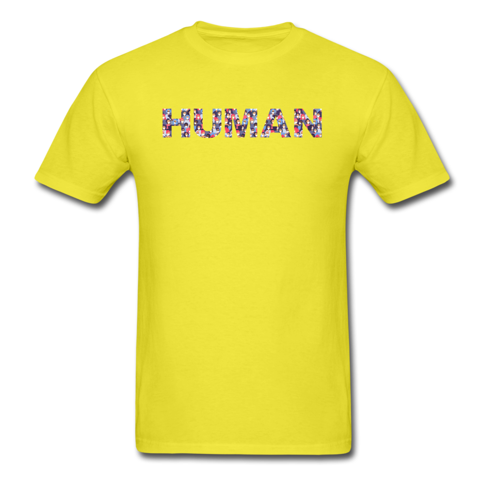 Human - Masks - Unisex Classic T-Shirt - yellow