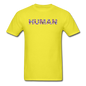 Human - Masks - Unisex Classic T-Shirt - yellow