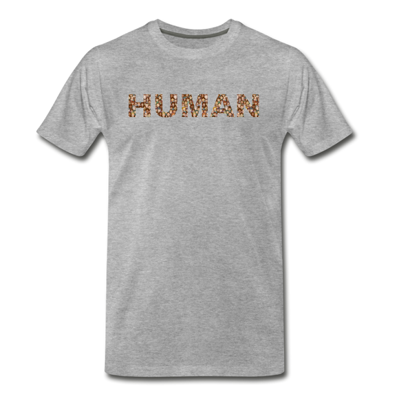 Human - People - Men's Premium T-Shirt - heather gray