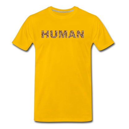 Human - People - Men's Premium T-Shirt - sun yellow