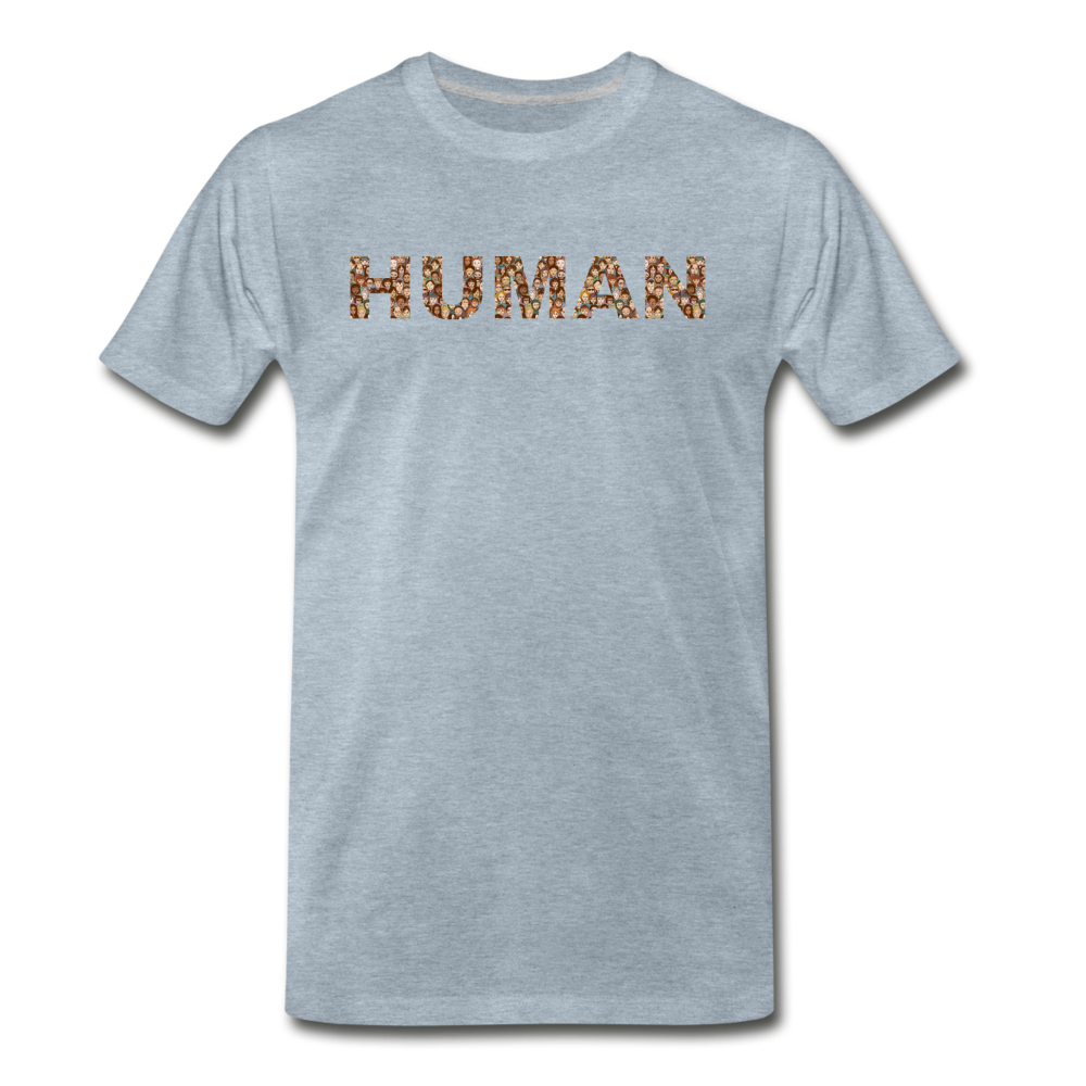 Human - People - Men's Premium T-Shirt - heather ice blue