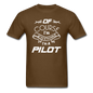 Of Course I'm Awesome - Pilot - White - Unisex Classic T-Shirt - brown