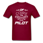 Of Course I'm Awesome - Pilot - White - Unisex Classic T-Shirt - burgundy