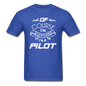 Of Course I'm Awesome - Pilot - White - Unisex Classic T-Shirt - royal blue