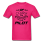 Of Course I'm Awesome - Pilot - Black - Unisex Classic T-Shirt - fuchsia