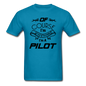 Of Course I'm Awesome - Pilot - Black - Unisex Classic T-Shirt - turquoise