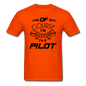 Of Course I'm Awesome - Pilot - Black - Unisex Classic T-Shirt - orange