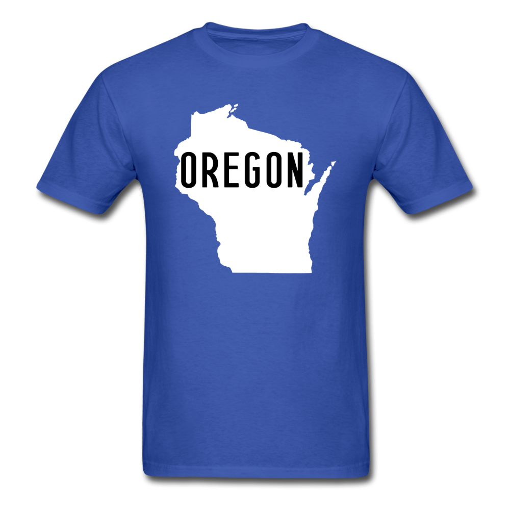 Oregon Wisconsin - State - White - Unisex Classic T-Shirt - royal blue