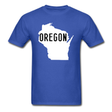 Oregon Wisconsin - State - White - Unisex Classic T-Shirt - royal blue