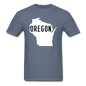 Oregon Wisconsin - State - White - Unisex Classic T-Shirt - denim