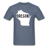 Oregon Wisconsin - State - White - Unisex Classic T-Shirt - denim