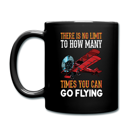 There Is No Limit - Flying - Full Color Mug - black