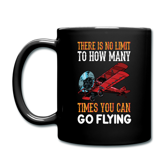 There Is No Limit - Flying - Full Color Mug - black