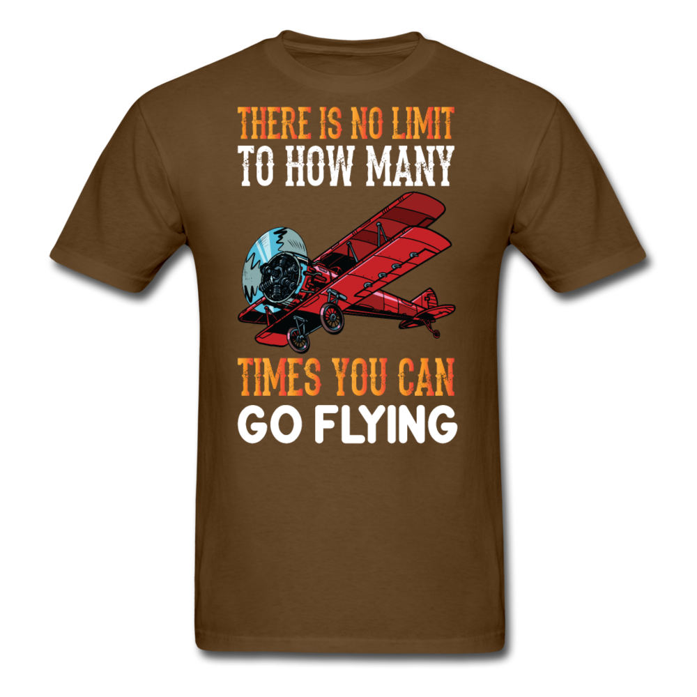 There Is No Limit - Flying - Unisex Classic T-Shirt - brown