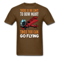 There Is No Limit - Flying - Unisex Classic T-Shirt - brown