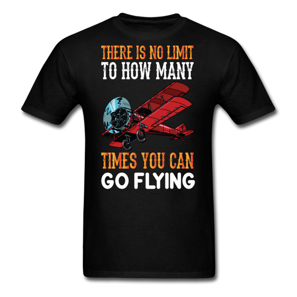 There Is No Limit - Flying - Unisex Classic T-Shirt - black