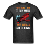 There Is No Limit - Flying - Unisex Classic T-Shirt - heather black
