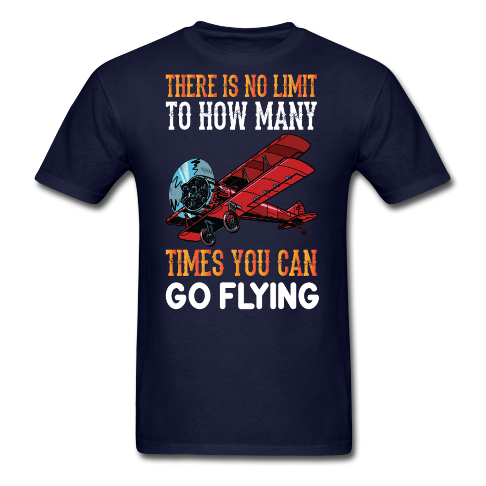 There Is No Limit - Flying - Unisex Classic T-Shirt - navy