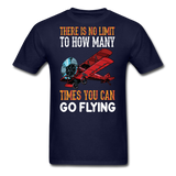There Is No Limit - Flying - Unisex Classic T-Shirt - navy