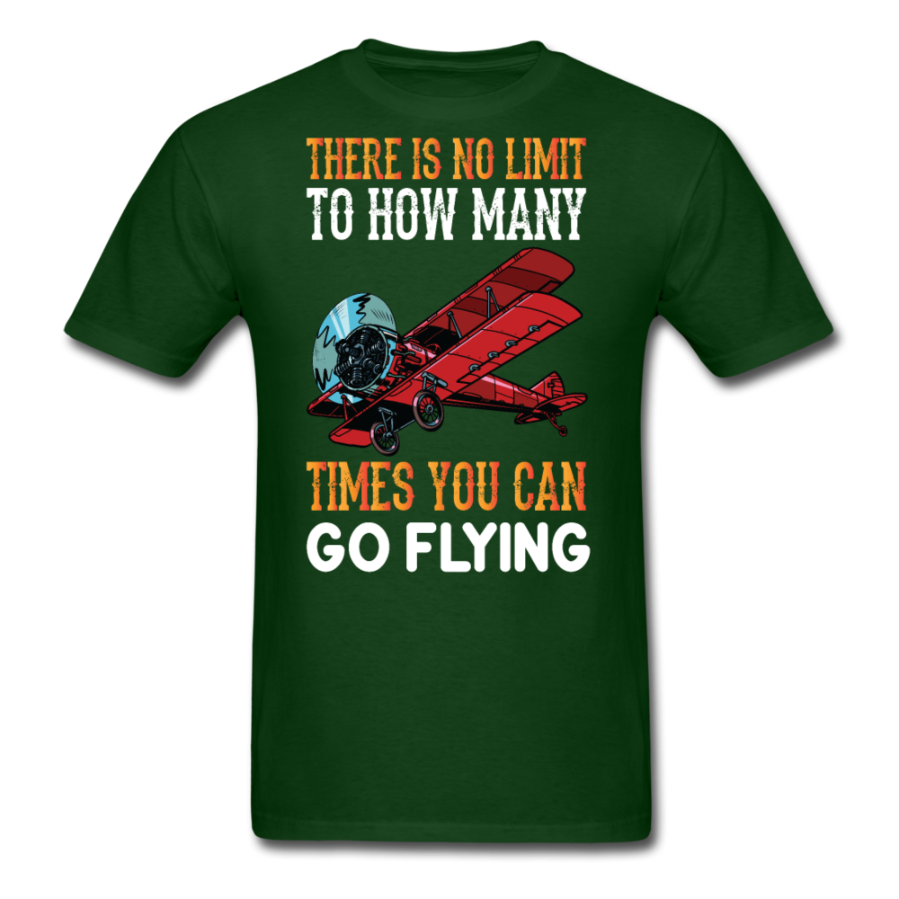 There Is No Limit - Flying - Unisex Classic T-Shirt - forest green