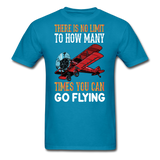 There Is No Limit - Flying - Unisex Classic T-Shirt - turquoise