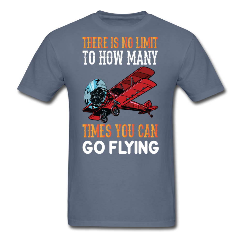 There Is No Limit - Flying - Unisex Classic T-Shirt - denim