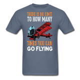 There Is No Limit - Flying - Unisex Classic T-Shirt - denim