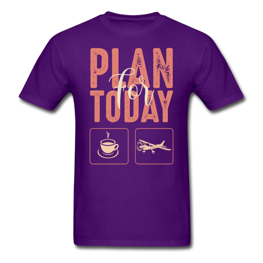 Plan For Today - Flying - Unisex Classic T-Shirt - purple