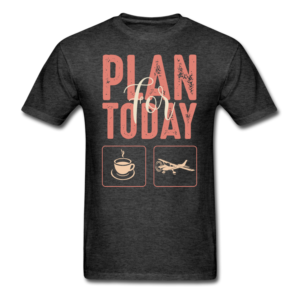 Plan For Today - Flying - Unisex Classic T-Shirt - heather black