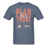 Plan For Today - Flying - Unisex Classic T-Shirt - denim